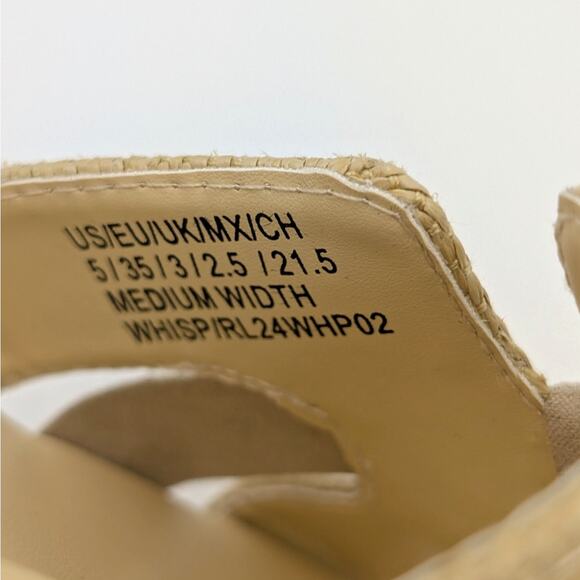 Reaction Kenneth Cole Whisp Sandals Women's Natural Weave Size US5M EU35 - Picture 8 of 10